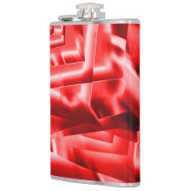 Ecke der geneigten Quadrate, rot bis weiß