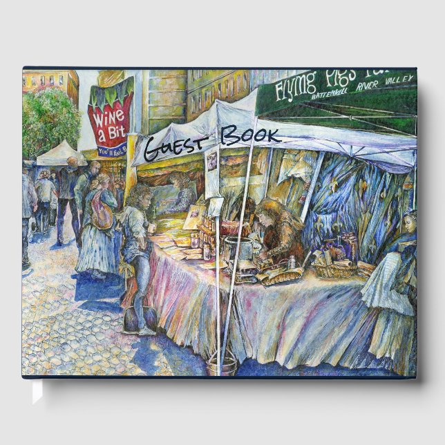 Ecke der Schweinfarm und des Weins ein bisschen Gästebuch (Vorderseite)