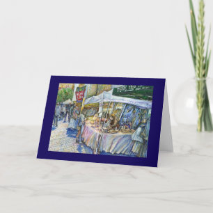 Ecke der Schweinfarm und Wein ein bisschen Gruß Karte