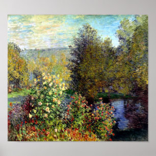 Ecke des Gartens von Monet Print Poster