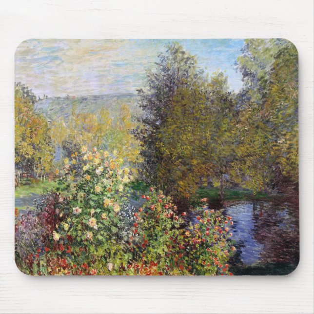 Ecke des Gartens von Montgeron - Claude Monet - Mousepad (Vorne)
