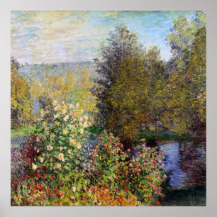 Ecke des Gartens von Montgeron - Claude Monet Poster