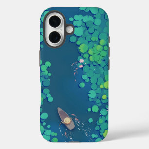 Ecke des Lotus-Teiches iPhone 16 Hülle