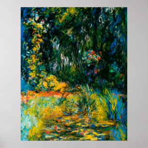 Ecke des Nympheas-Beckens - Claude Monet Poster