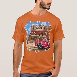 Ecke in Winslow Arizona Route 66 Eagles Song Tak T-Shirt