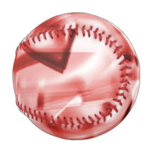 Ecke mit quadratischen Acrylteilen, rot bis lachsf