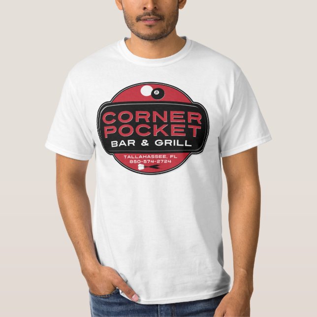 Ecke Pocket Bar und Grille - RED T-Shirt (Vorderseite)