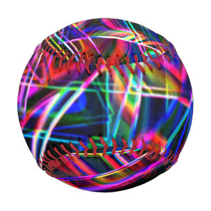Ecken und farbenfrohe Neonecken Baseball