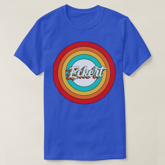 Eckert Name Shirt Vintag Eckert Circle (Design vorne)