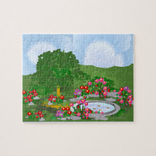 Eckgarten-Kunstpuzzle Puzzle