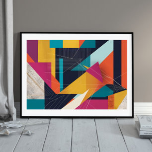 Eckiger Puls Poster