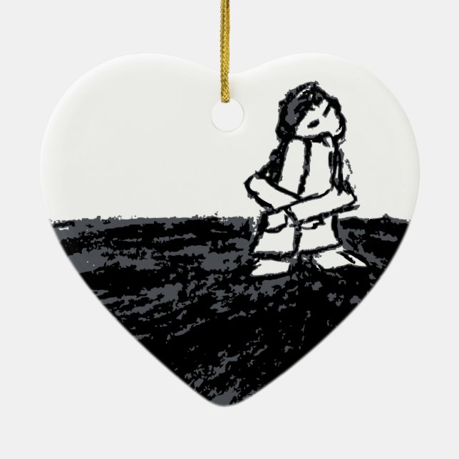 Eckkind Keramik Ornament (Hinten)