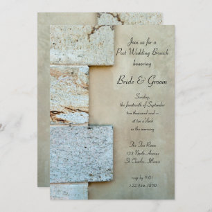 Eckpfeiler Post Wedding Brunch Einladung