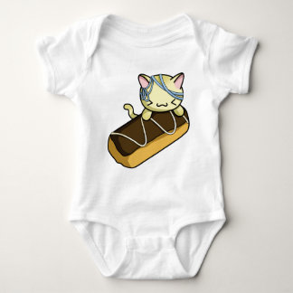 Eclair-Miezekatze Baby Strampler