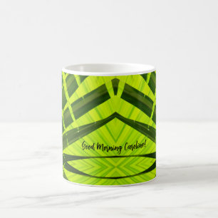 Eclectic Emerald Green Foliage Kaffeetasse