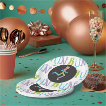 Eclectic RUN Runner Colorful Paper Teller