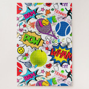 😍 🤩 Eclectic tennis 🎾 Muster Puzzle