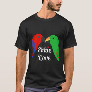 Eclectus Male Liebe Herbst T-Shirt