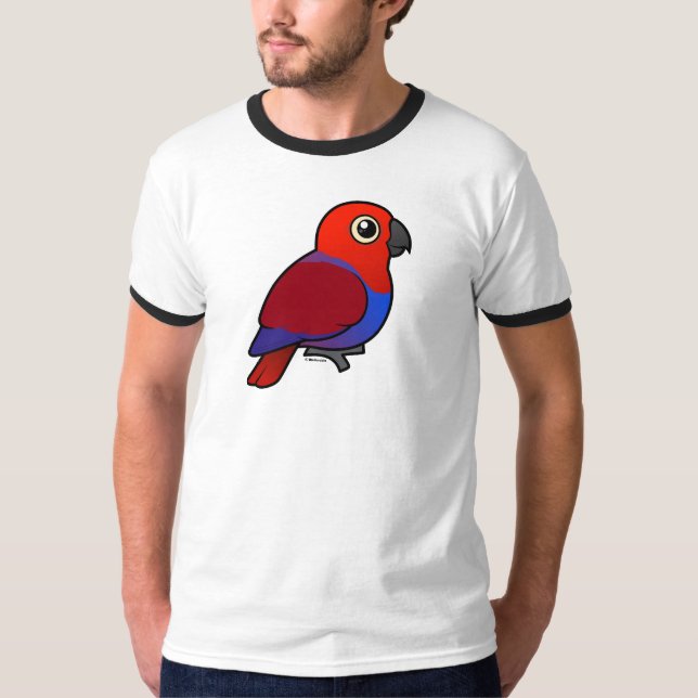 Eclectus Papageienfrau T-Shirt (Vorderseite)