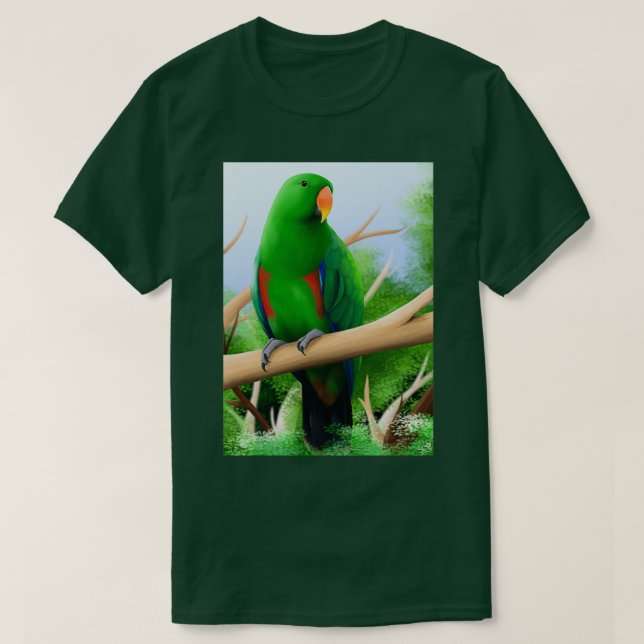 Eclectus Parrot Male 1 T-Shirt (Design vorne)