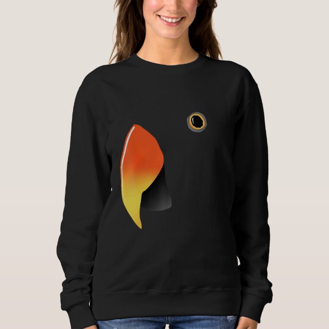 Eclectus Parrot Sweatshirt (Vorderseite)