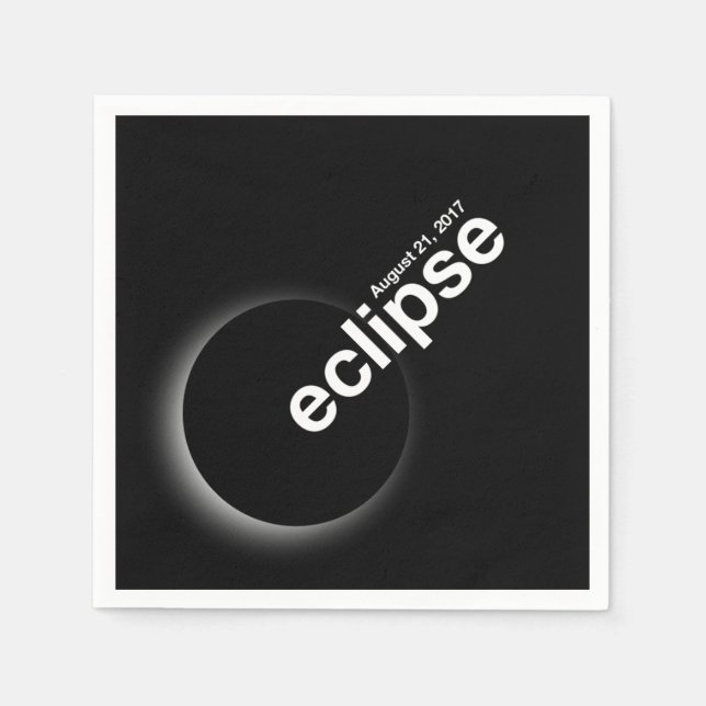 Eclipse 2017 serviette (Vorderseite)