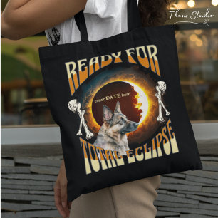 Eclipse 2024 bearbeitbares Datum Niedlicher Hund V