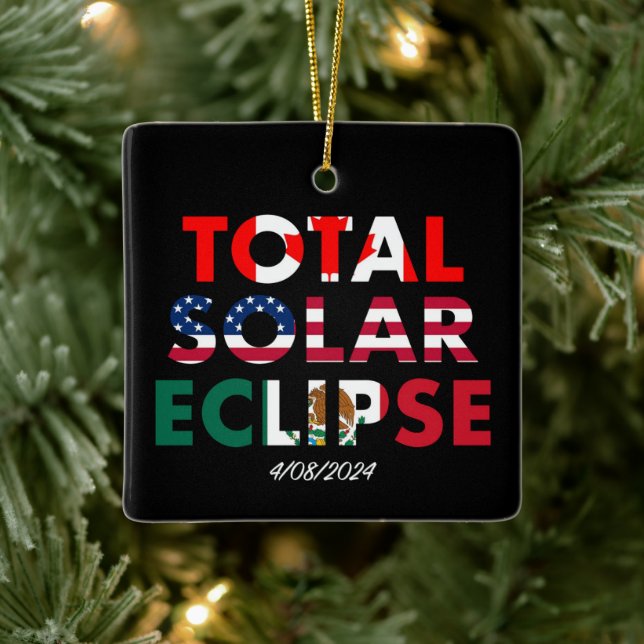 Eclipse 2024 keramikornament (Baum)