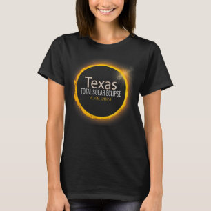 Eclipse 2024 Shirt Total Solar Eclipse Staat Texas