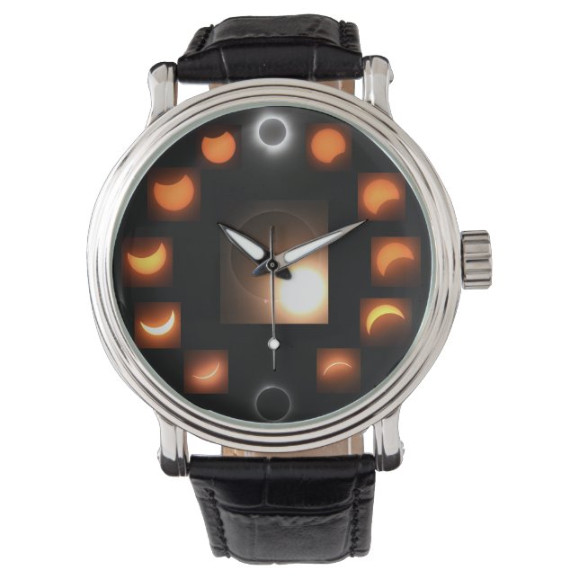 Eclipse-Beobachtung Armbanduhr (Vorderseite)