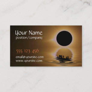 Eclipse Chaser Business Card Visitenkarte