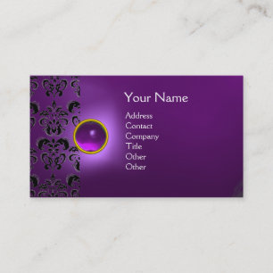 ECLIPSE DAMASK GEM MONOGRAM VISITENKARTE