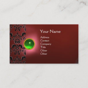 ECLIPSE DAMAST GEM MONOGRAMM VISITENKARTE