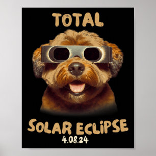 Eclipse Dog Wear Solar Eclipse Gles Poster
