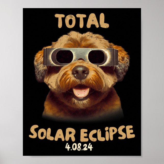 Eclipse Dog Wear Solar Eclipse Gles Poster (Vorne)