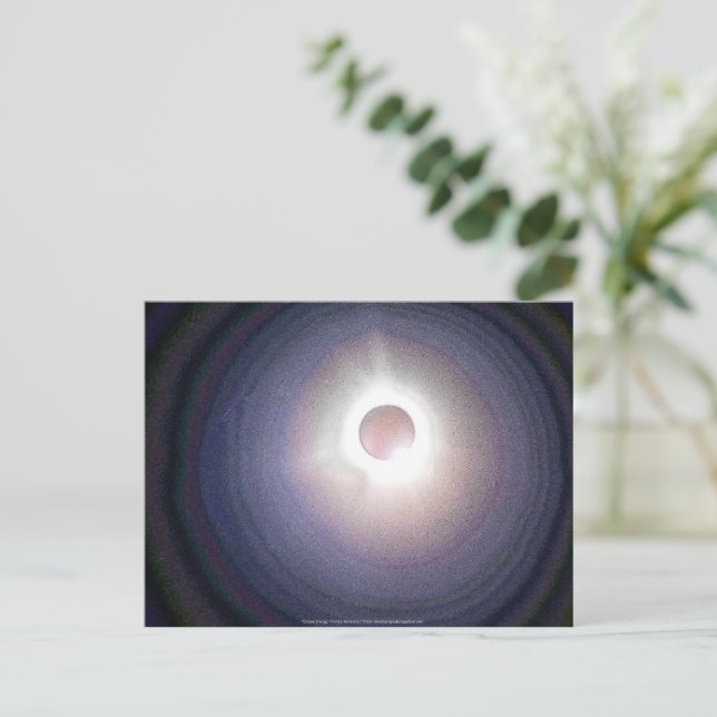 Eclipse Energy Postkarte (Stehend Vorderseite)