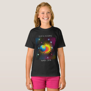 Eclipse Flare 04.08.24 Total Solar Eclipse USA T-Shirt