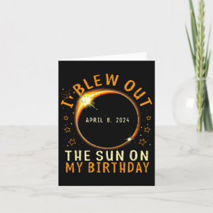 Eclipse Geburtstag habe ich die Sonne am Geburtsta Karte