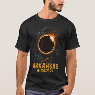 Eclipse Gedenkfeier 8. April 2024 Arkansas U S T-Shirt