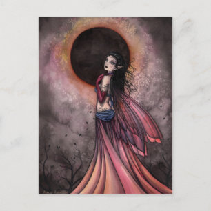 Eclipse Gothic Fairy Postcard Postkarte