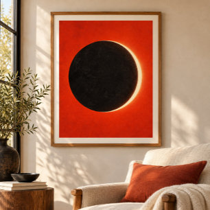 Eclipse in Vermilion Kunstprint Poster