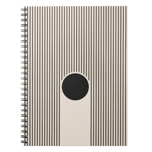 Eclipse-Linienmuster Notizblock (Vorderseite)