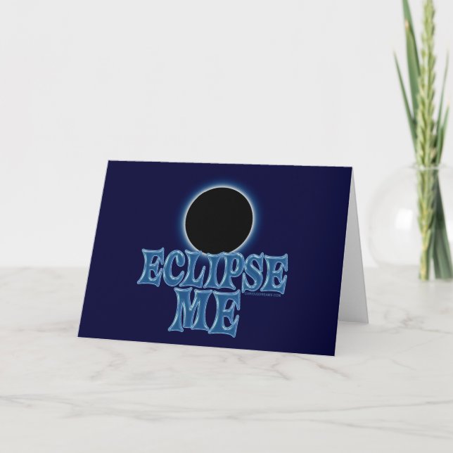 Eclipse Me Card Feiertagskarte (Vorderseite)