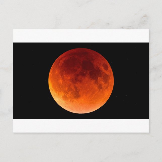 Eclipse of the Blood Moon Postkarte (Vorderseite)