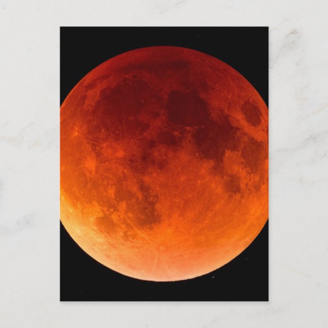 Eclipse of the Blood Moon Postkarte (Vorderseite)