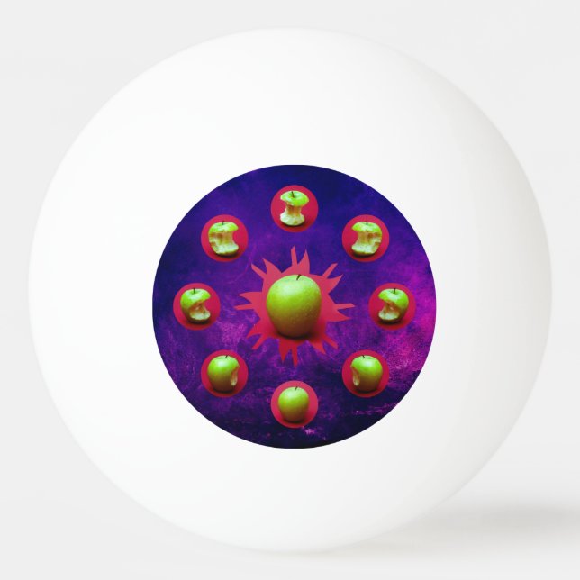 Eclipse of the Green Star Tischtennisball (Vorderseite)