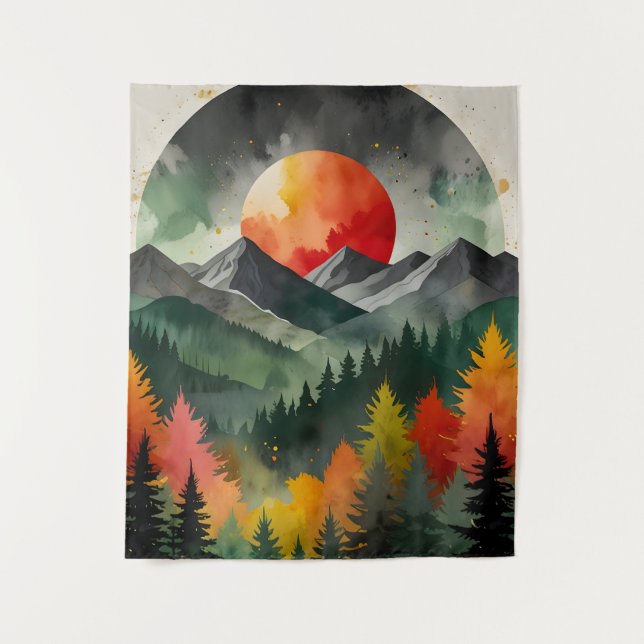 Eclipse Over the Wild Wandteppich (Vorderseite)