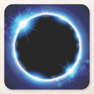 Eclipse Rechteckiger Pappuntersetzer