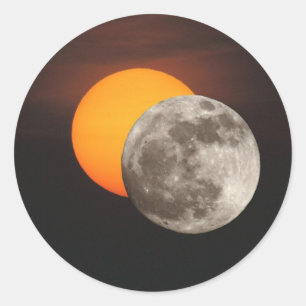 Eclipse Runder Aufkleber