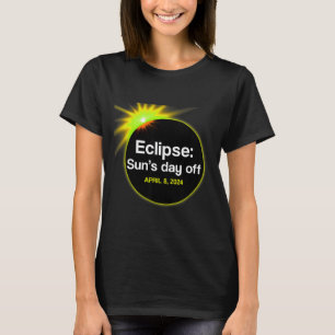 Eclipse Sun's Day Off USA Lustige Totalität Sonnen T-Shirt
